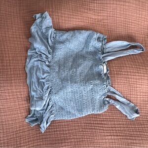 Urban outfitters Blue Smocked Tank Top